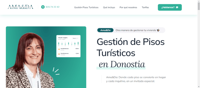 Web de Gestión Pisos Turísticos dise&ntilde;ada por NireWeb