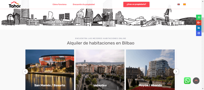Web de Alquiler de habitaciones dise&ntilde;ada por NireWeb