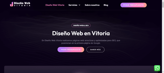 Web de Diseño Web Vitoria dise&ntilde;ada por NireWeb