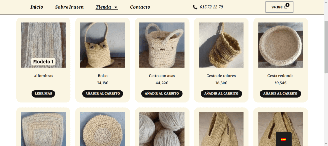 Web de Iruten dise&ntilde;ada por NireWeb