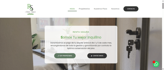 Web de Renta Segura dise&ntilde;ada por NireWeb