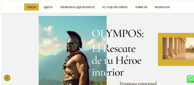 Web de El Rescate del Héroe dise&ntilde;ada por NireWeb