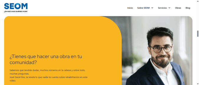 Web de SEOM Rehabilitadora dise&ntilde;ada por NireWeb