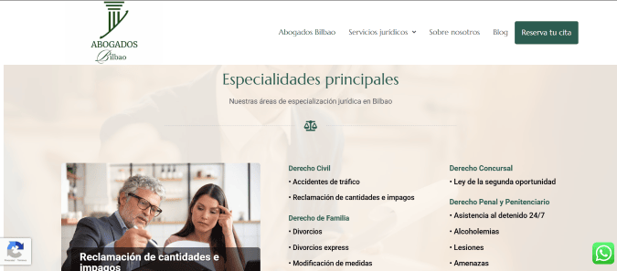 Web de Despacho de Abogados dise&ntilde;ada por NireWeb