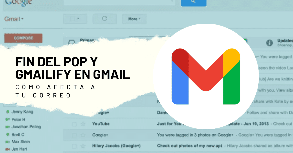 gmail dejara de mostrar correo corporativo