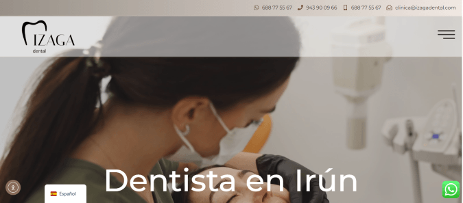 Web de Cl&iacute;nica Dental en Ir&uacute;n dise&ntilde;ada por NireWeb