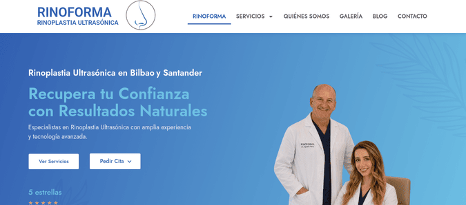 Web de Rinoplastia Ultras&oacute;nica dise&ntilde;ada por NireWeb